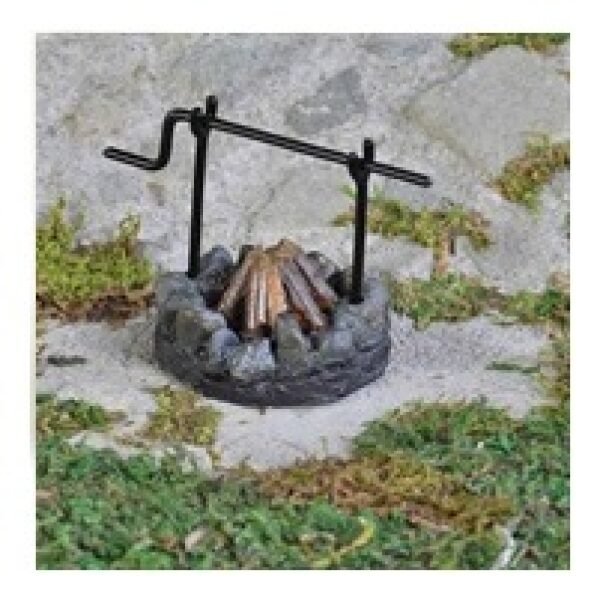 Fairy, Hobbit resin miniture camp fire.