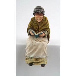 Grandmother 1/12th scale resin dolls house figure.