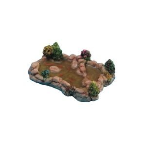 This fish Pond is a 1/12th scale Resin Dolls House Accessory. It would complement any dolls house garden and be perfect for any garden gnome to fish in!